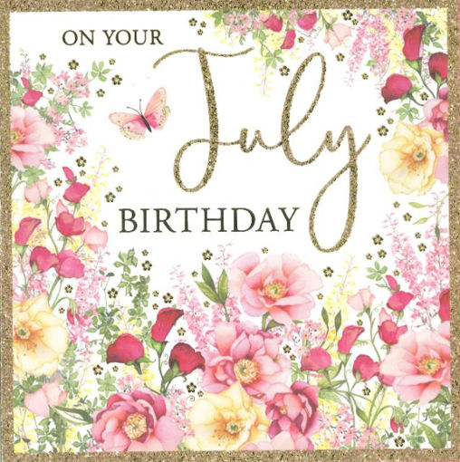 Picture of JULY BIRTHDAY CARD